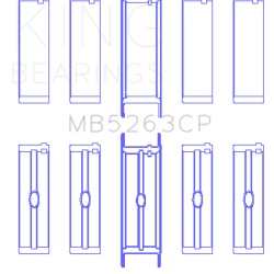 KING ENGINE BEARINGS MB5263CP