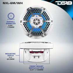 DS18 NXL-6M/WH