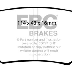 EBC Bluestuff Brake Pad Sets EBC DP5003NDX