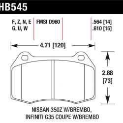 Hawk Performance HB545N.564