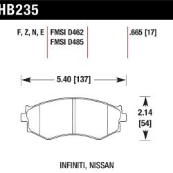 HAWK PERFORMANCE HB235F665