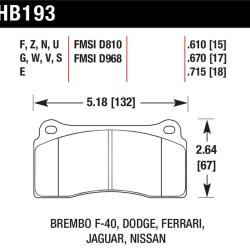 HAWK PERFORMANCE HB193U610
