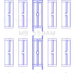 KING ENGINE BEARINGS MB559AM020