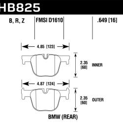 HAWK PERFORMANCE HB825B649