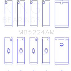 KING ENGINE BEARINGS MB5224AM
