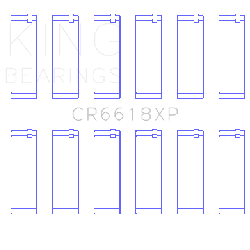 KING ENGINE BEARINGS CR6618XPSTDX