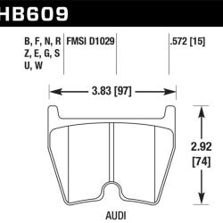 HAWK PERFORMANCE HB609Z572