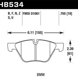HAWK PERFORMANCE HB534F750