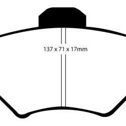 EBC Bluestuff Brake Pad Sets EBC DP51143NDX