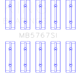KING ENGINE BEARINGS MB5767SI05