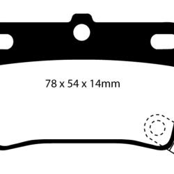 EBC Greenstuff Brake Pad Sets EBC DP61403