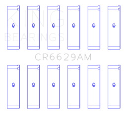 KING ENGINE BEARINGS CR6629AM