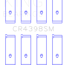 KING Rod Bearings King Engine Bearings CR4398SM0.25