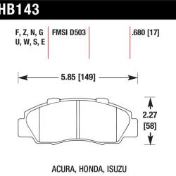 Hawk Performance HB143G.680