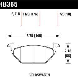 Hawk Performance HB365N.728