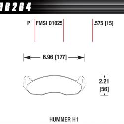 HAWK PERFORMANCE HB264P575