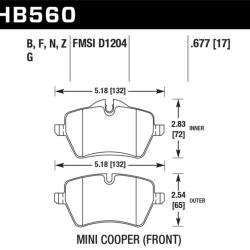 HAWK PERFORMANCE HB560B677