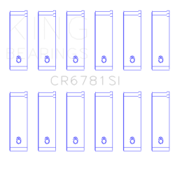KING ENGINE BEARINGS CR6781SI