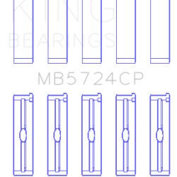 KING ENGINE BEARINGS MB5724CP