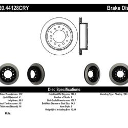 STOPTECH 12044128CRY