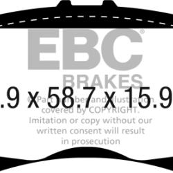 EBC Yellowstuff Brake Pad Sets EBC DP43063R