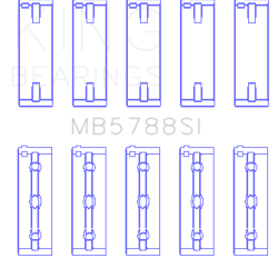 KING ENGINE BEARINGS MB5788SI05