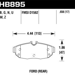 Hawk Performance HB895G.656