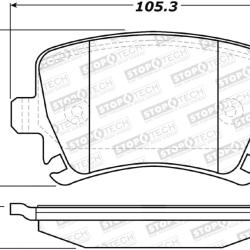 ST Sport Brake Pads Stoptech 309.11081
