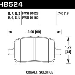 HAWK PERFORMANCE HB524F740