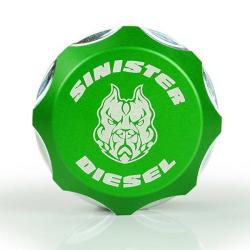 SIN Engine Bay Caps Sinister Diesel SD-FP-6.7C-GRN