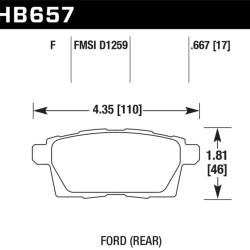 Hawk Performance HB657F.667