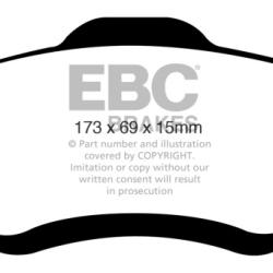 EBC Greenstuff Brake Pad Sets EBC DP61709