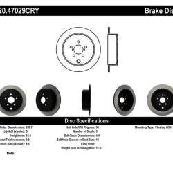 STOPTECH 12047029CRY
