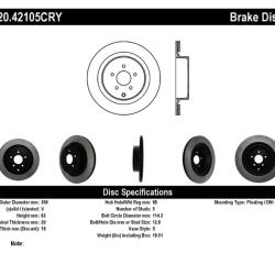 STOPTECH 12042105CRY