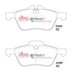 DBA SP Performance Brake Pads DBA DB1500SP