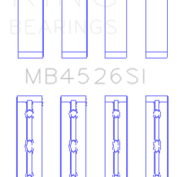 KING ENGINE BEARINGS MB4526SI