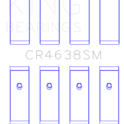 KING Rod Bearings King Engine Bearings CR4638SM