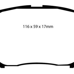 EBC Greenstuff Brake Pad Sets EBC DP61133