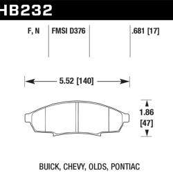 HAWK PERFORMANCE HB232F681