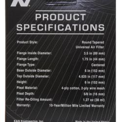 K&N ENGINEERING RE0950