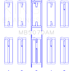 KING ENGINE BEARINGS MB5070AM05