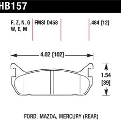 HAWK PERFORMANCE HB157W484
