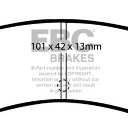 EBC Yellowstuff Brake Pad Sets EBC DP4673R