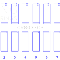 KING ENGINE BEARINGS CR8037CP