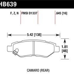 HAWK PERFORMANCE HB639G645