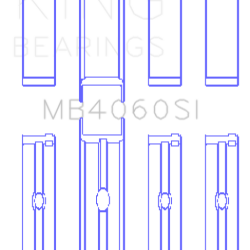 KING ENGINE BEARINGS MB4060SI075