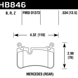 HAWK PERFORMANCE HB846Z534