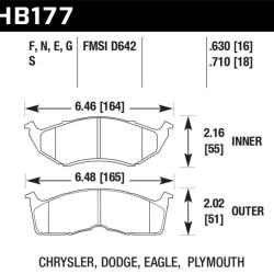 Hawk Performance HB177E.630