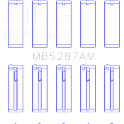 KING ENGINE BEARINGS MB5287AM05