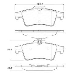 ST Street Brake Pads Stoptech 308.10950